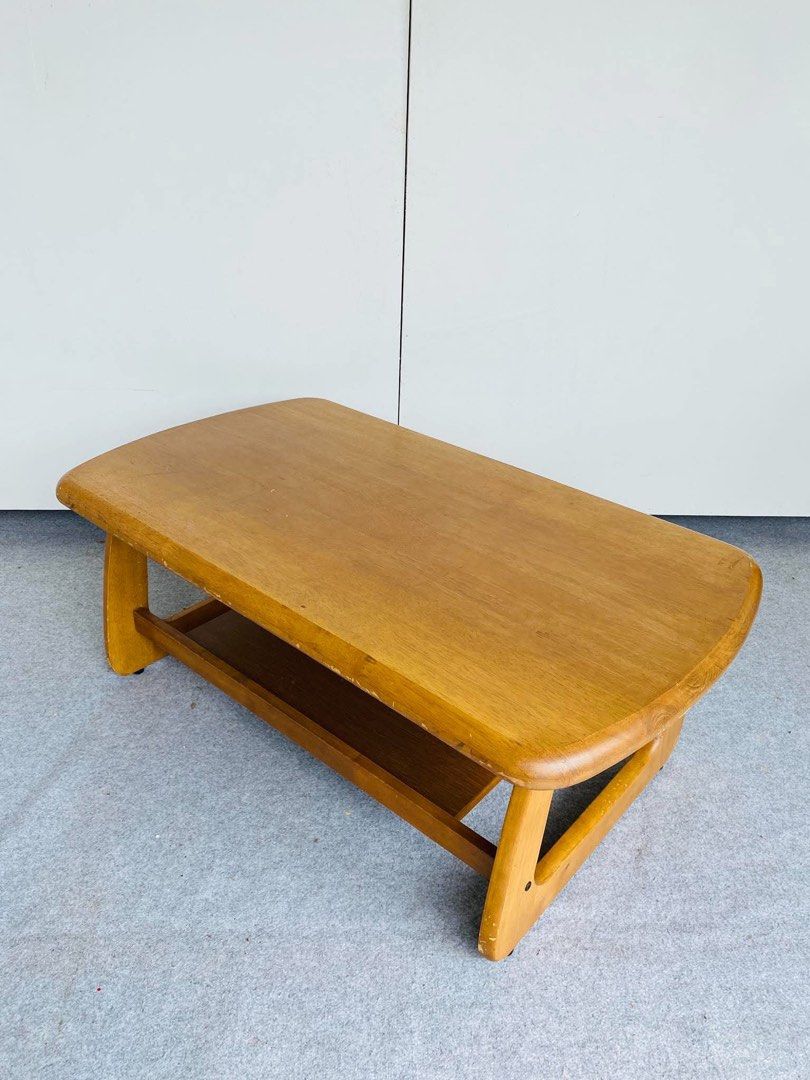 “JAPAN SURPLUS” SOLID WOOD CENTER TABLE (Category: Tables & Sets) located in Bulacan. Submitted by monmon555 (Listing ID 1468676790, Image 2). Description: “JAPAN SURPLUS” SOLID WOOD CENTER TABLE SIZE: 40L” x 23W” x 17H” inches (AS-IS ITEM) IN GOOD CONDITION.