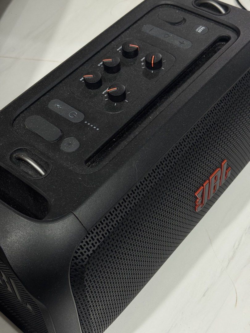 JBL PartyBox 100 Portable Bluetooth Speaker (Category: Soundbars, Speakers & Amplifiers) located in Macabebe. Submitted by kurtconcepcion18 (Listing ID 1468682907, Image 1). Description: JBL PARTYBOX OTG ESSENTIAL With original charger Slightly used Wala pang 1 year No issue Test all you can Bought if from S&R 14k Slightly nego Rfs: Upgrade to new JBL partybox Malolos Bulacan .