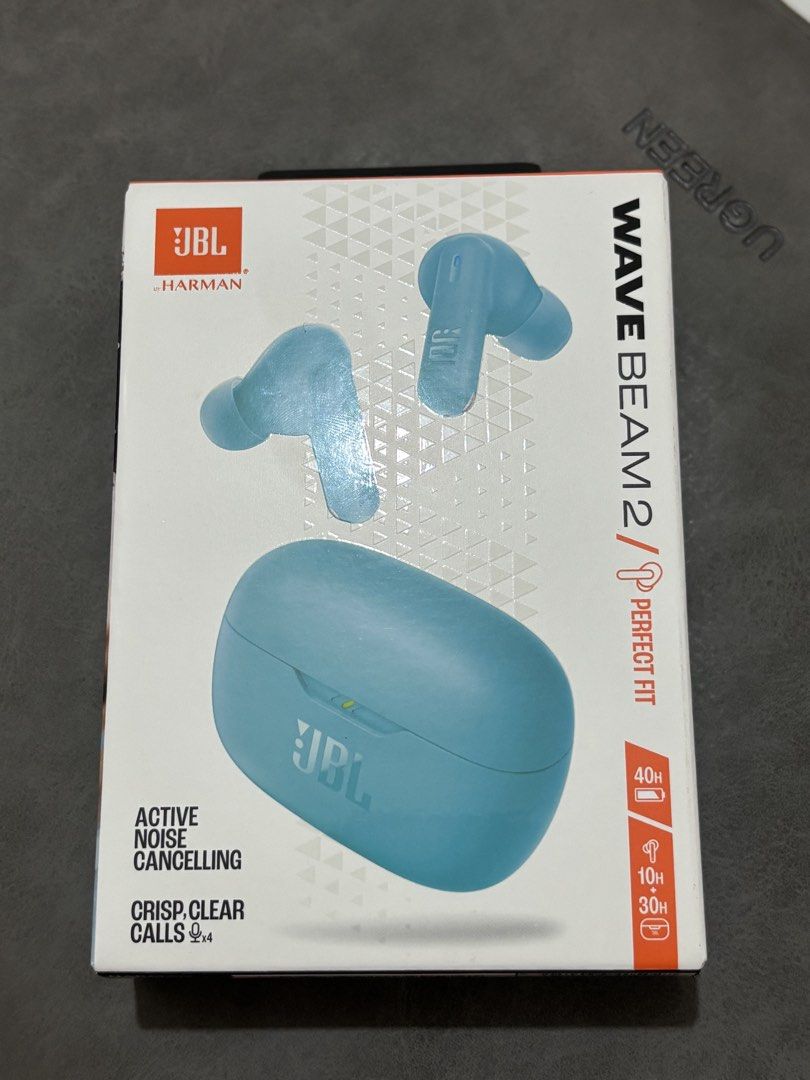 JBL Wave Beam 2 True Wireless Noise Cancelling Earbuds - Blue (Category: Headphones & Headsets) located in Angeles City. Submitted by imagoodboykth (Listing ID 1468624767, Image 1). Description: Wts lfb ph JBL Wave Beam 2 True Wireless Noise Cancelling Earbuds - Blue Original price - ₱3,299 Sale Price - ₱2,400 ✅ brand new ✅ sealed ✅ can do meet-ups, lalamove or j&t shipping!! 🫶🏻 Loc. Angeles City.