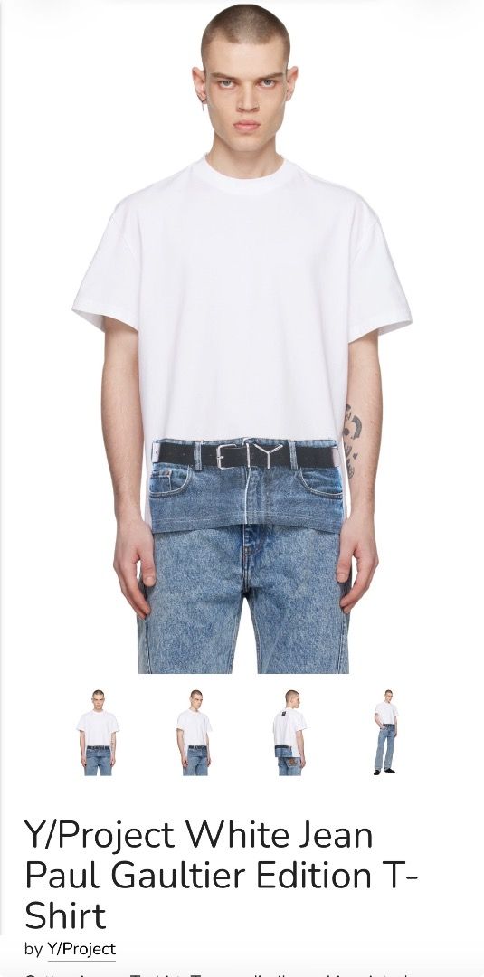 Jean Paul Gaultier Y Project (Category: Tshirts & Polo Shirts ) located in Kabankalan. Submitted by secondhandgems2 (Listing ID 1468592537, Image 2). Description: Size Large (21W 28L) Excellent Condition No Flaws.