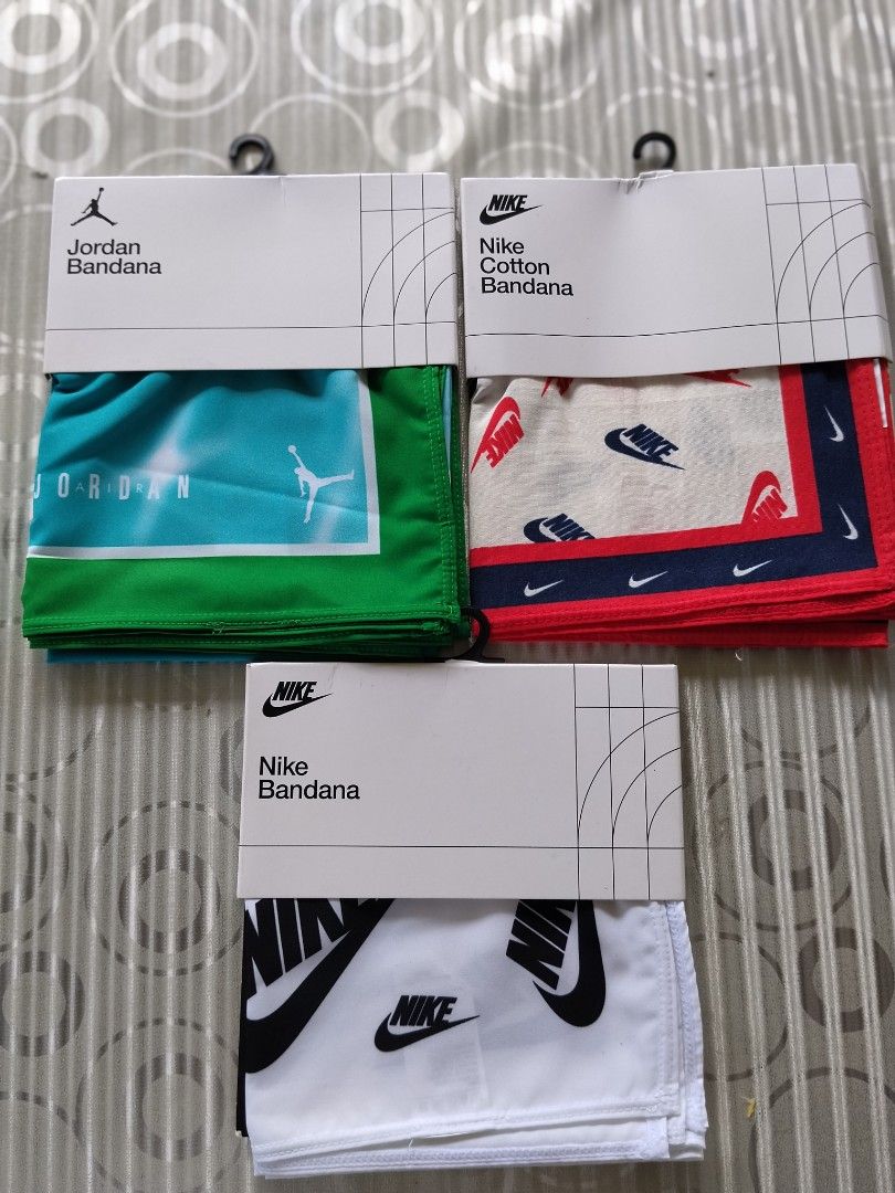Jordan and Nike Bandana (Category: Scarves) located in General Mariano Alvarez. Submitted by iamnotjen (Listing ID 1468518690, Image 1). Description: Authentic plus sf.