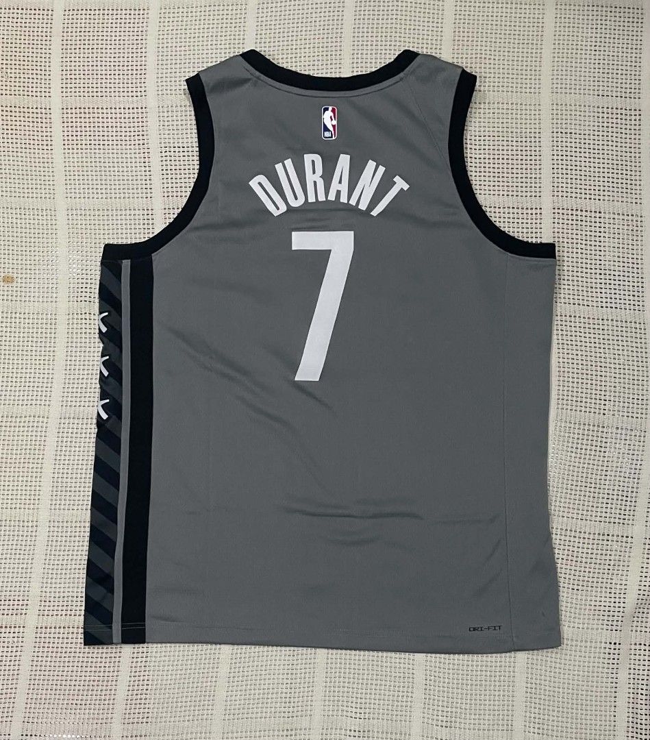 Jordan Brooklyn Nets Statement Edition Swingman Jersey (Category: Tshirts & Polo Shirts ) located in Bacolod City. Submitted by abkicks_apparel (Listing ID 1468691131, Image 2). Description: Jordan Brooklyn Nets Statement Edition Swingman Jersey ( Kevin Durant ) Size XL on Tag W24 L30 Authentic Original As New Condition No Hidden Issues .