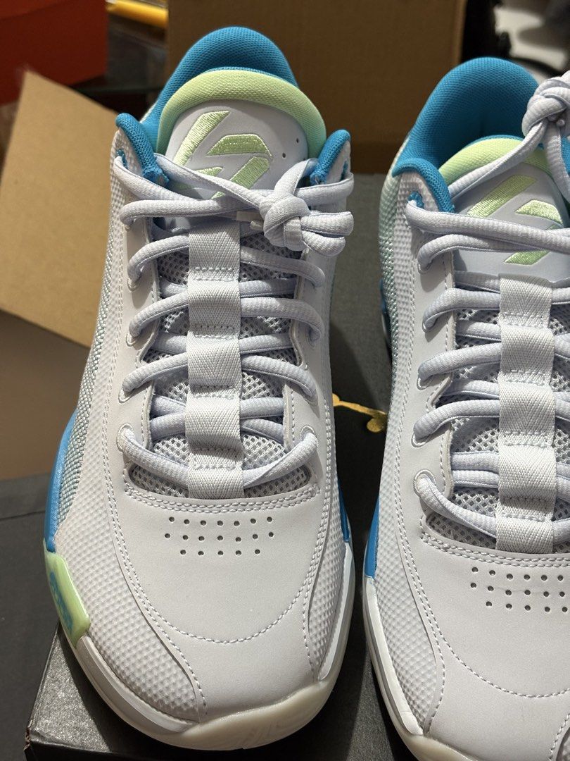 Jordan Luka .77 PF "Navigator” mens us10 (Category: Sneakers) located in Manila. Submitted by shoepatos4u (Listing ID 1468581031, Image 3). Description: Specs Model: HF0819-002 Release Date: 2025-06-05 Series: Luka Nickname: Navigator Thickness: Regular Sole Upper Material: Mesh Closure: Lacing Sub Series: Luka .77 Occasion: basketball Colorway: Football Grey/Laser Blue/White/Vapor Green Sole Material: Rubber Sole Upper: Low Top Toe Type: Round T
