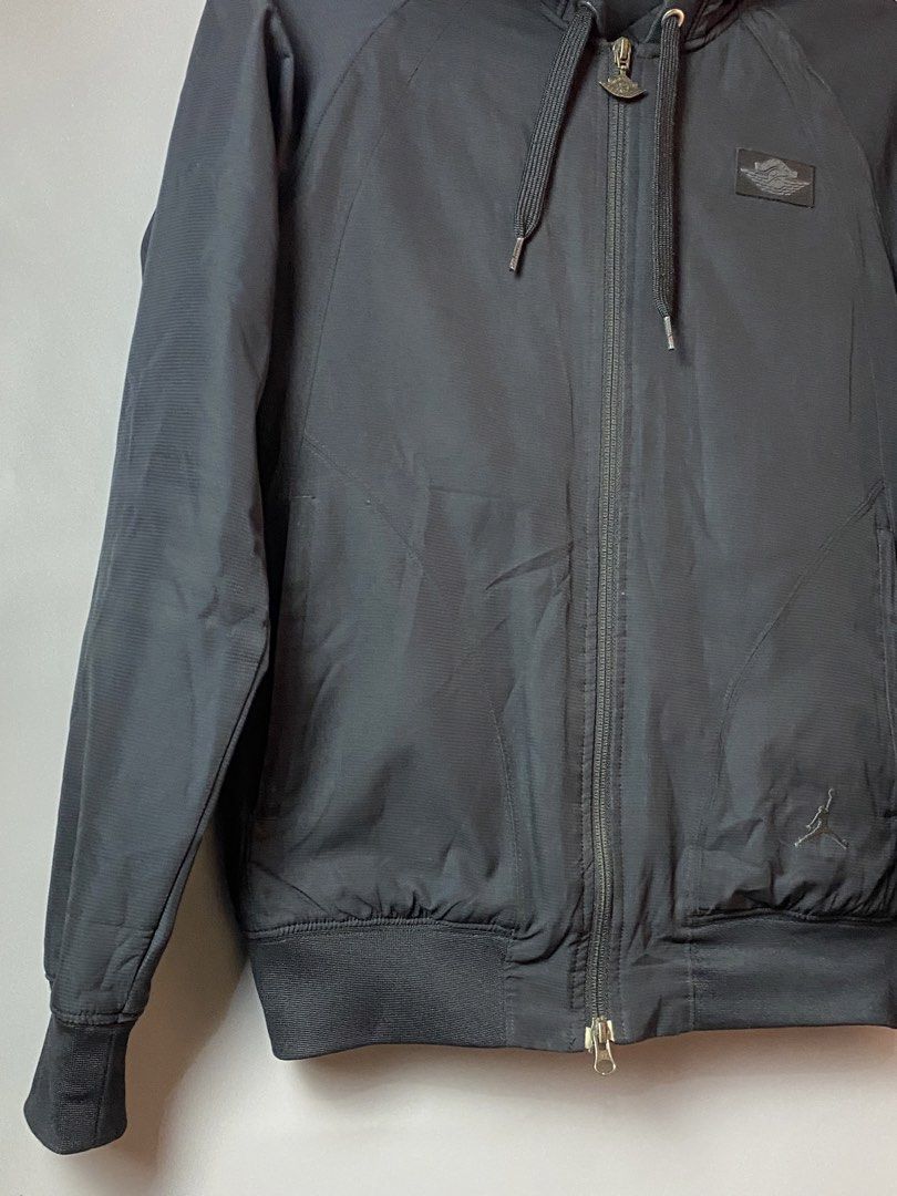 Jordan Quilted Jacket (Category: Coats, Jackets and Outerwear) located in Quezon City. Submitted by loloyz123 (Listing ID 1468678107, Image 2). Description: Jordan Quilted Jacket Condition: Very good Color rate: 10/10 Color: Black/ Nylon Size: small L: 26 W: 20 inches.