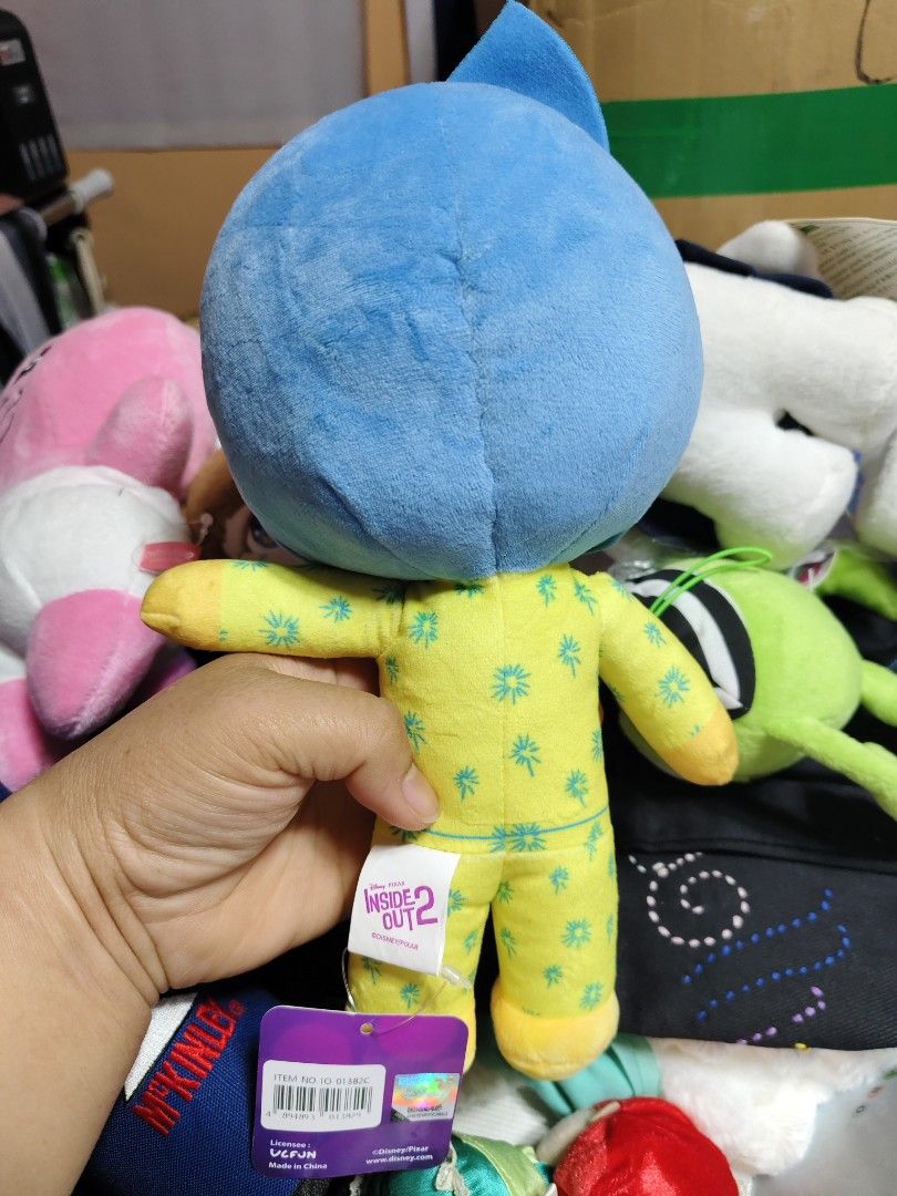 Joy Pajama Version Inside out (Category: Plushies & Soft Toys) located in Baguio. Submitted by syakniseph1105 (Listing ID 1468709439, Image 3). Description: Joy pajama version Disney Pixar inside out 2 new with Paper tag.