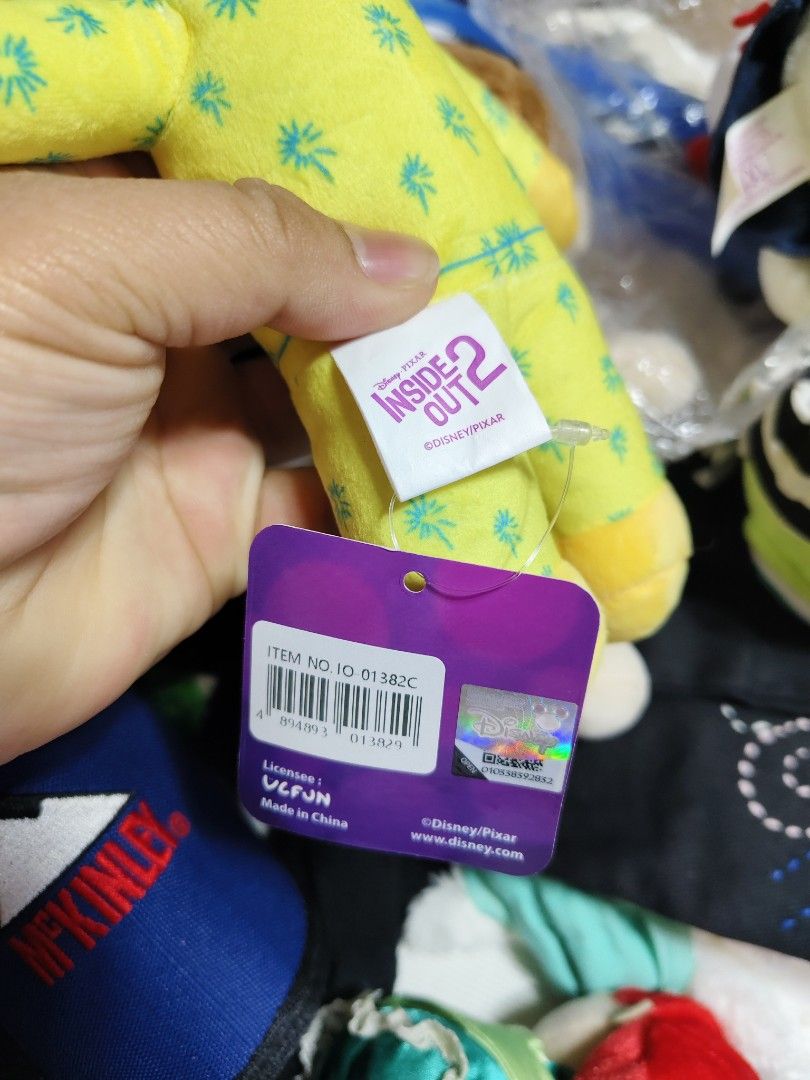 Joy Pajama Version Inside out (Category: Plushies & Soft Toys) located in Baguio. Submitted by syakniseph1105 (Listing ID 1468709439, Image 2). Description: Joy pajama version Disney Pixar inside out 2 new with Paper tag.