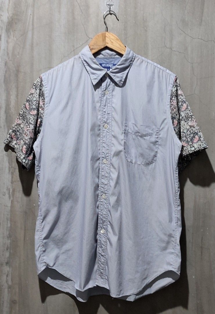 Junya Watanabe MAN Comme des Garçons Polo Button Down (Category: Formal Shirts) located in Solano. Submitted by johnpaulsanmiguel (Listing ID 1468609430, Image 1). Description: Junya Watanabe MAN Comme des Garçons Size M on tag Width 22 Length 27 (Back 29) Good excellent Minimal flaws stain last pic 9.7/10 Authentic.