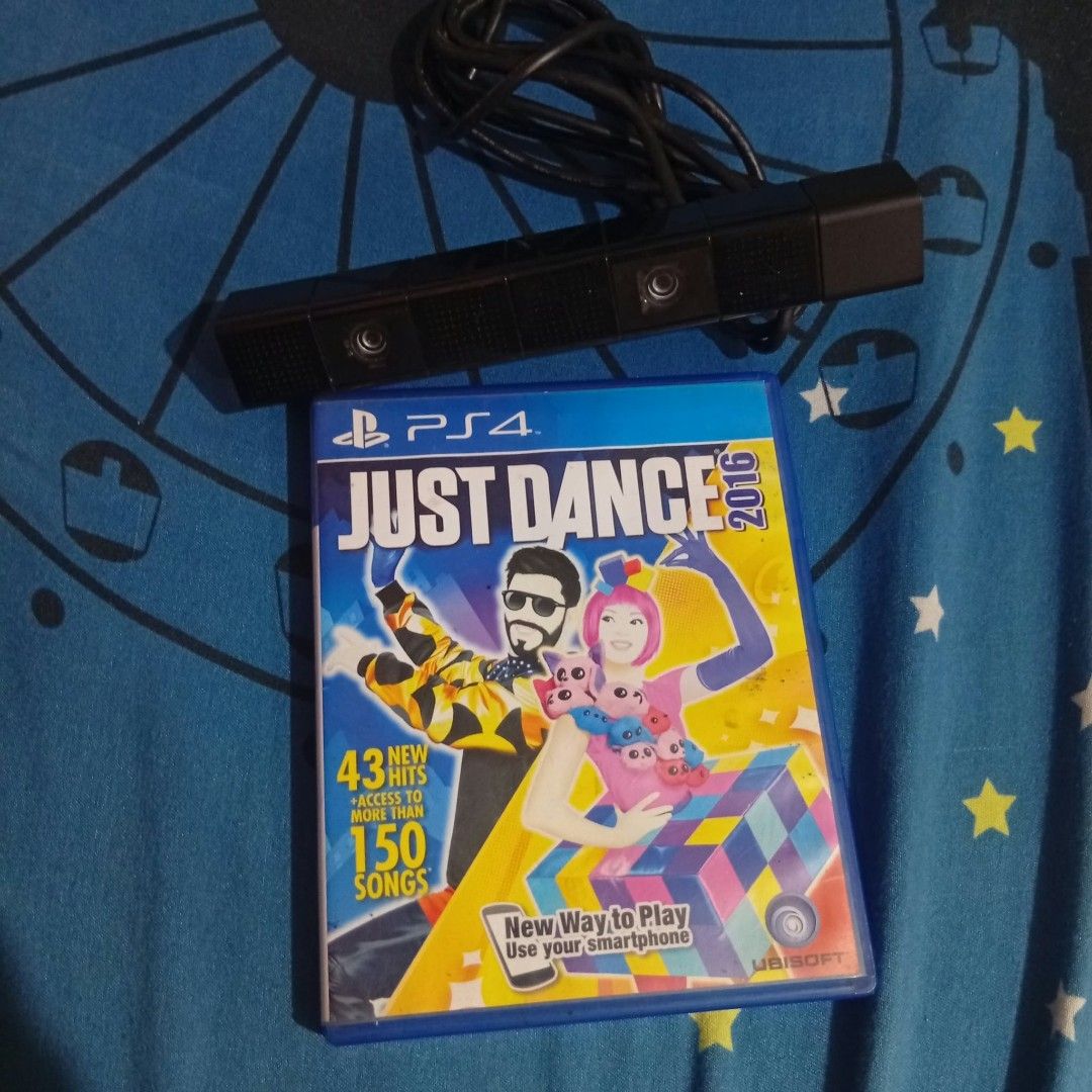 Just Dance 2016 PS4 Game with PlayStation Camera (Category: PlayStation) located in Manila. Submitted by arvzxc777 (Listing ID 1468595335, Image 1). Description: - Game: Just Dance 2016 for PS4 (includes original case and disc) - Hardware: PS4 camera with built-in cable and stand included - Condition: Tested, working great, and in clean overall condition - Perfect for: Game nights and parties with family and friends - Setup: Ready to plug and pla