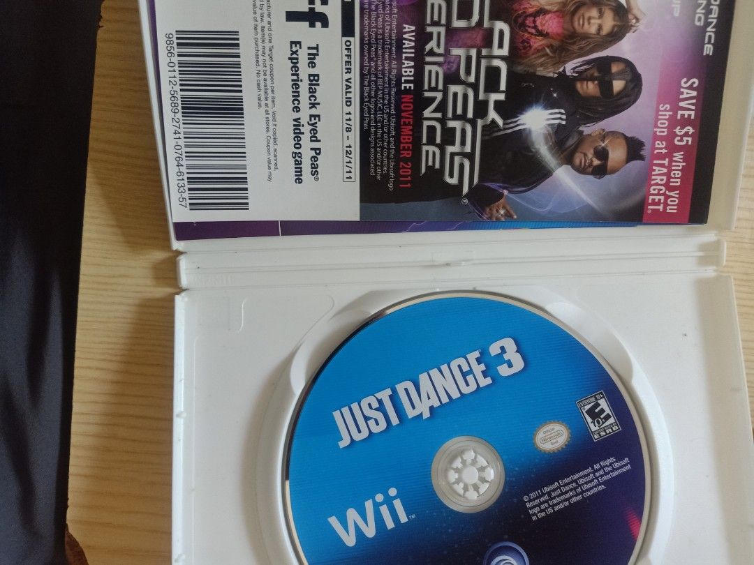 Just dance 3 (Category: Nintendo) located in Las Pinas. Submitted by the_recycle_shop (Listing ID 1468548481, Image 3). Description: Original good working condition.