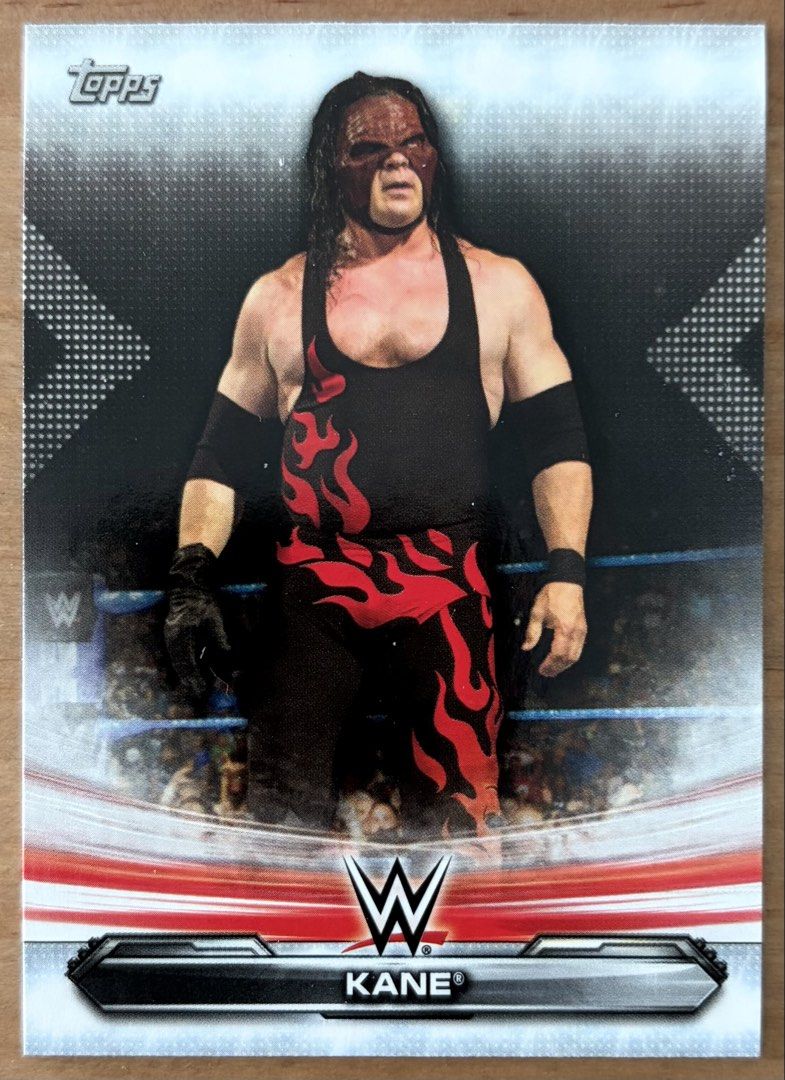 Kane | WWE Cards ~ Topps '19 (40) (Category: Raw Singles) located in Makati City. Submitted by cardlab (Listing ID 1468500028, Image 1). Description: Items are 💯 authentic/original/legit. About The Card: • 2019 Topps • Card No. 40 FOR: • Cards ₱99 and below with Card Sleeves • Cards ₱100 and up with Used Toploader • ₱10 for Bnew Tops Packaging (If Shipping): ✔️ Plastic cover ✔️ Cardboard ✔️ Bubble wrap NOTE: • Cards are raw • Cards may have mino