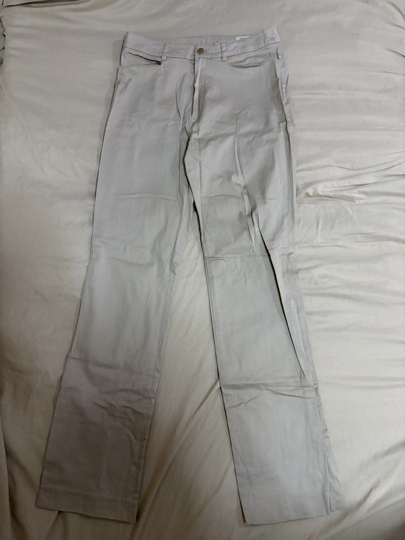 Keith Beige Casual Pants Trousers (Category: Trousers) located in Mandaluyong City. Submitted by afterceej (Listing ID 1468663579, Image 1). Description: - Brand/Model: Keith beige pants - Style: Clean, classic straight-cut trousers - Details: Front button closure with belt loops - Versatility: Solid neutral color, easy to match with any shirt and shoes - Condition: Brand new / Excellent (Ready to ship).