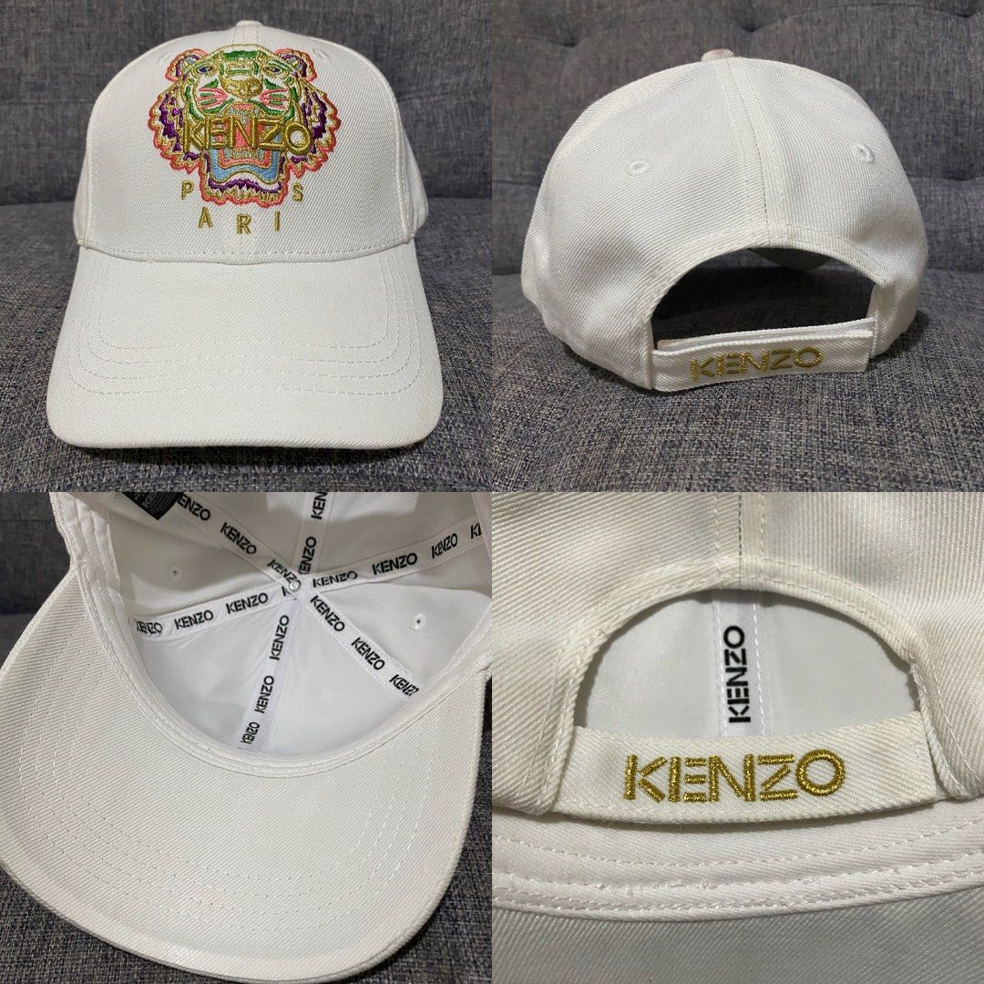 Kenzo Tiger Embroidered Logo White Cap (Category: Caps & Hats) located in Antipolo. Submitted by JPtrendshop (Listing ID 1468508392, Image 1). Description: .
