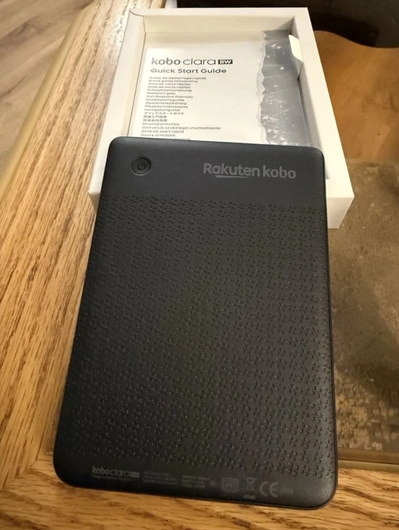 Kobo Clara BW 16GB Black 6” E-Reader (Category: E-Readers) located in Angeles City. Submitted by snnychn (Listing ID 1468706590, Image 2). Description: Pre-owned Kobo Clara BW with a 6-inch E Ink display, Wi-Fi, Bluetooth, and waterproof design. Inclusions: • Kobo Clara BW unit • Manual and original box ✖ NO CABLE INCLUDED ✖ DM for inquiries..