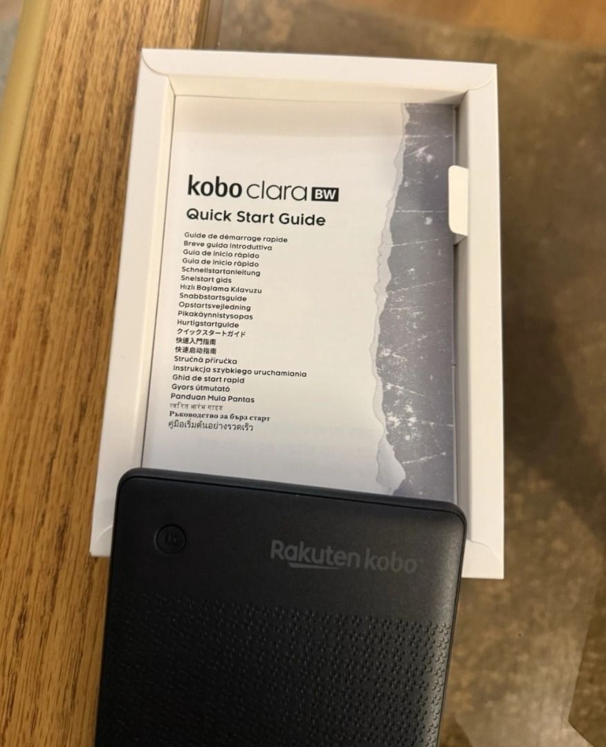 Kobo Clara BW 16GB Black 6” E-Reader (Category: E-Readers) located in Angeles City. Submitted by snnychn (Listing ID 1468706590, Image 1). Description: Pre-owned Kobo Clara BW with a 6-inch E Ink display, Wi-Fi, Bluetooth, and waterproof design. Inclusions: • Kobo Clara BW unit • Manual and original box ✖ NO CABLE INCLUDED ✖ DM for inquiries..