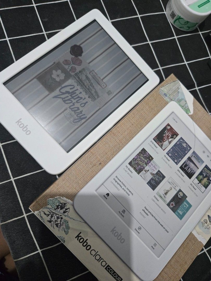 Kobo Clara Colour (White) (Category: E-Readers) located in Paranaque City. Submitted by chinxiaoxi (Listing ID 1468660438, Image 2). Description: Kobo Clara Colour - White - 1 day old - Complete set - with Koreader - with books - can annotate - no issue rfs: need funds.