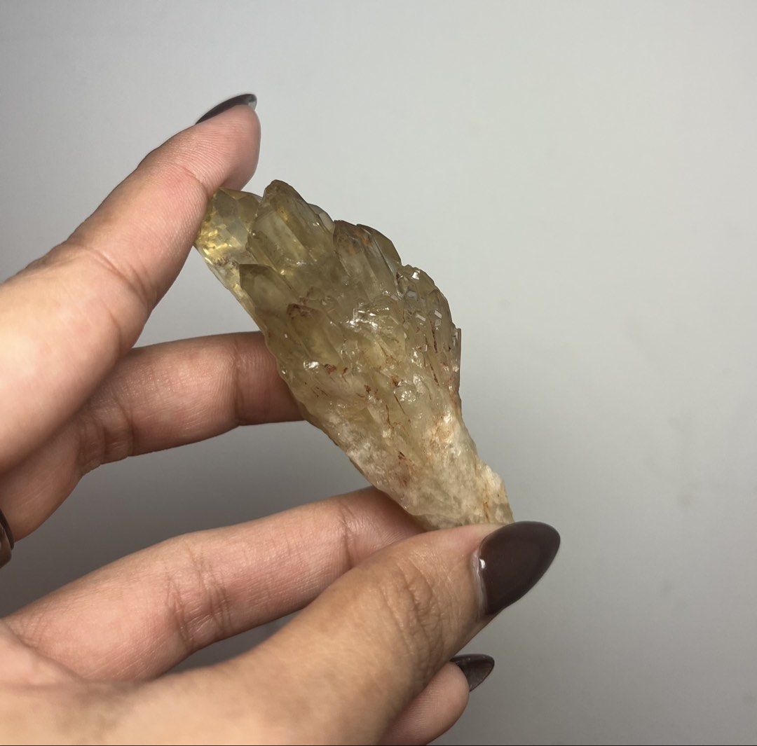 Kundalini Citrine (Category: Precious Stones) located in Marikina City. Submitted by _project.quartz (Listing ID 1468702136, Image 2). Description: LAST PRICE ALREADY POSTED FOR FASTER TRANSACTION Can send a video to appreciate the item more closely. I also post items on fb marketplace. RFS: Just reducing my curated collection due to limited space. Pieces are recently acquired. Check my profile for more crystal sale 💎 Location: Marikina Can ship