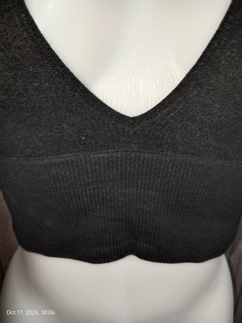 L: Out from under plunge ribbed top deep v neck (Category: Longsleeves) located in Manila. Submitted by truecrystal-1407 (Listing ID 1468603225, Image 2). Description: .