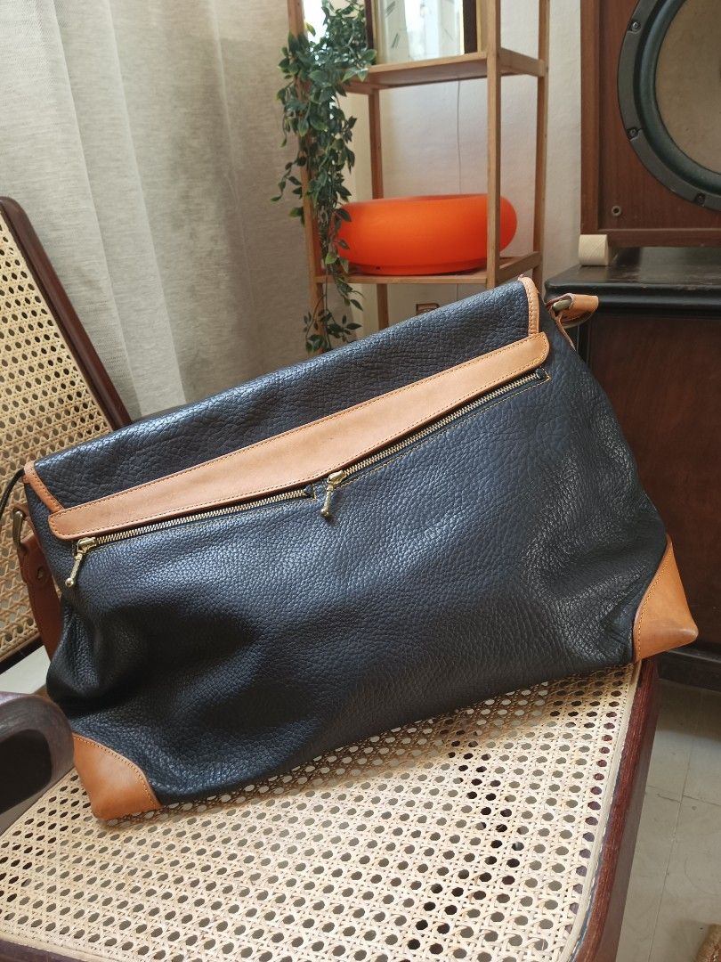 La cage Homme Pure leather duffle (Category: Sling Bags) located in Manila. Submitted by archived.333 (Listing ID 1468682113, Image 3). Description: La Cage Homme brand thick leather accents really nice in person retailed for 35k made in japan in great condition great alternative to Balenciaga, Louis vuitton , gucci , tom ford , momotaro , red wing , levis and selvedge..