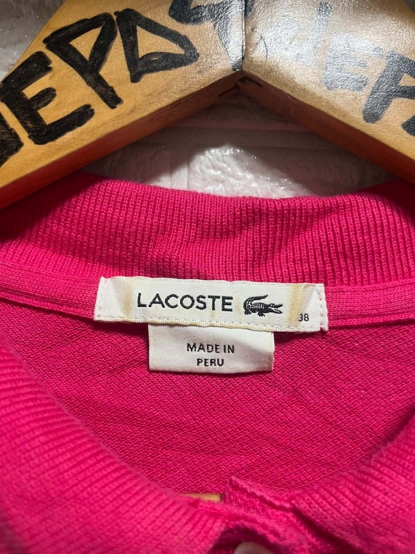 Lacoste (Category: Others Tops) located in Danao, Cebu. Submitted by 6000thrifts.ph (Listing ID 1468530124, Image 3). Description: Lacoste Women Size 38 Length 23 Width 18 Good Excellent Condition No Issue .