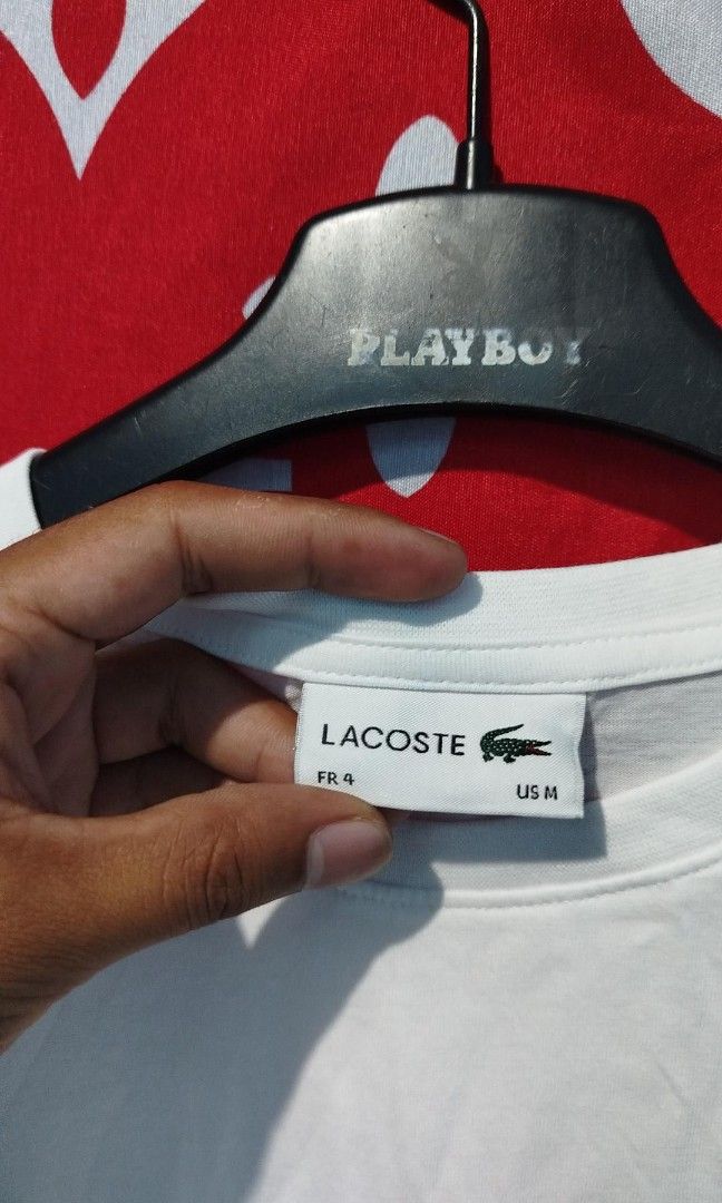 LACOSTE BIG LOGO T SHIRT (Category: Formal Shirts) located in Manila. Submitted by real_rnt01 (Listing ID 1468585145, Image 3). Description: LACOSTE BIG LOGO EXCELLENT CONDITION DIMES 28/21 COLOR RATE 9.8/10 NO ISSUE ❌❌😁 LOC NOVALICHES QC AREA 📥📩📥.
