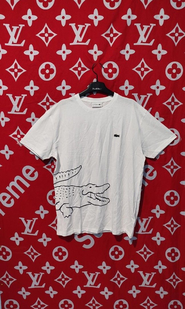 LACOSTE BIG LOGO T SHIRT (Category: Formal Shirts) located in Manila. Submitted by real_rnt01 (Listing ID 1468585145, Image 1). Description: LACOSTE BIG LOGO EXCELLENT CONDITION DIMES 28/21 COLOR RATE 9.8/10 NO ISSUE ❌❌😁 LOC NOVALICHES QC AREA 📥📩📥.