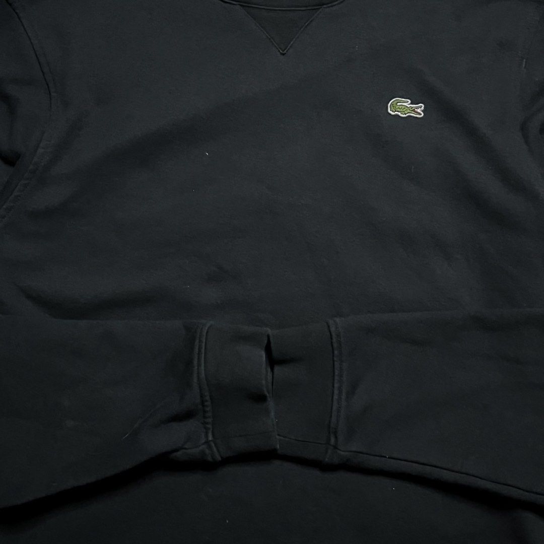 Lacoste Crewneck (Category: Formal Shirts) located in Davao. Submitted by archived.status (Listing ID 1468586023, Image 3). Description: COLOR MAY VARY DUE TO LIGHTING‼️ Condition: 9.5/10 Color rate: 9.5/10, or better Issue: N/A Size Medium Width 21 Length 26.