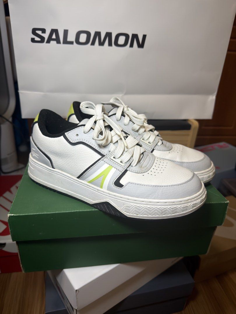 Lacoste L001 Leather Color Contrast Trainers (Category: Casual Shoes) located in Mabalacat. Submitted by madsnicdao (Listing ID 1468583152, Image 2). Description: .