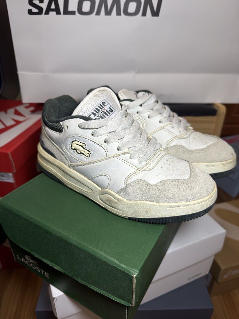 Lacoste Line Shot Mesh Collar Leather Trainers (Category: Sneakers) located in Mabalacat. Submitted by madsnicdao (Listing ID 1468582203, Image 3). Description: .