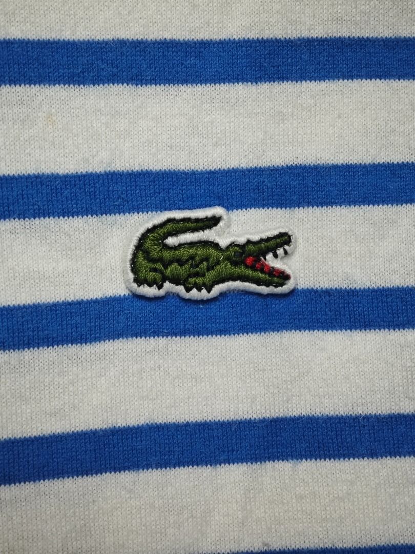 LACOSTE MENS STRIPED TEES (Category: Formal Shirts) located in Imus. Submitted by eykc01 (Listing ID 1468523123, Image 2). Description: -EUC-LIKE NEW -SIZE 2 ON TAG -SMALL MEN OR MED-LARGE WOMEN -ARMPT-ARMPT: 18 INCHES -LENGTH: 26 INCHES.