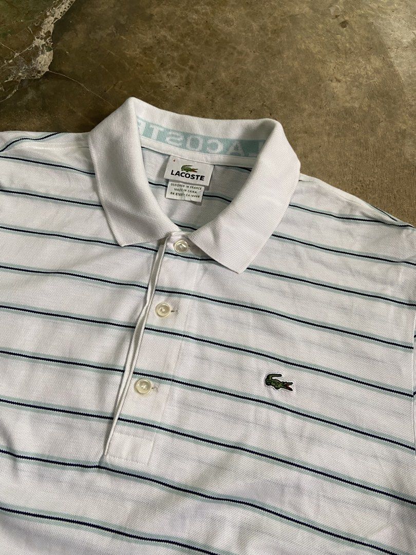 Lacoste Poloshirt (Category: Tshirts & Polo Shirts ) located in San Fernando. Submitted by julz_tanz (Listing ID 1468639269, Image 2). Description: Lacoste Poloshirt Medium To Semi-Large 21 x 28 Dimension Good As New 10/10 Colorate No Issue / No Flaws 950 + sf only Unli Vouch / Video Call For Safety Location : San Fernando Cebu Can Shipped Nationwide .