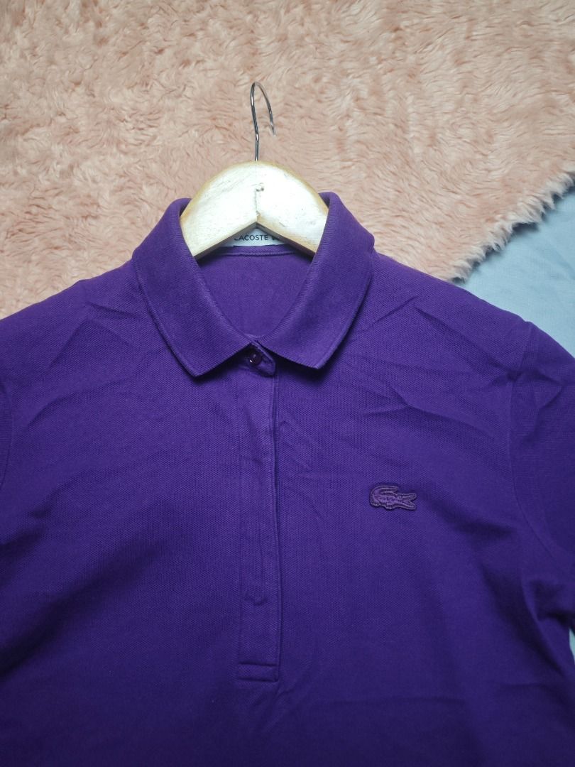 LACOSTE PURPLE TOP (Category: Blouses) located in Imus. Submitted by eykc01 (Listing ID 1468534513, Image 2). Description: SIZE 38 (17.5 WIDTH) MEDIUM EUC-LIKE NEW .