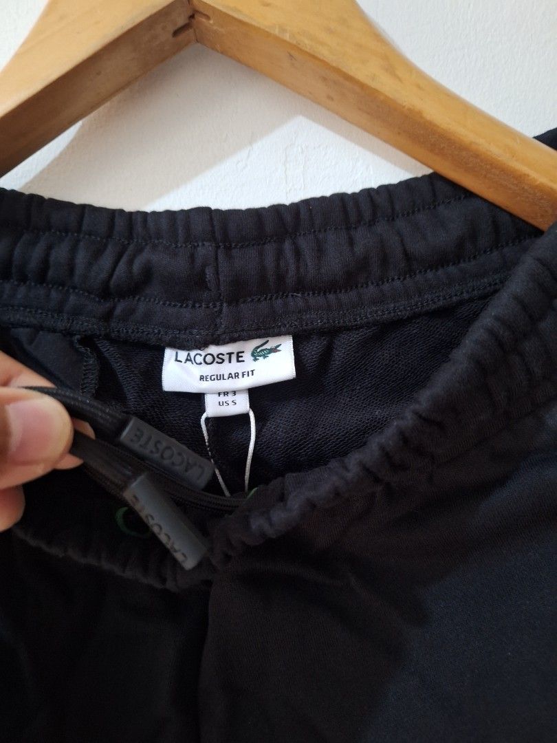 Lacoste shorts black small (Category: Shorts) located in Santa Rosa. Submitted by pat0317 (Listing ID 1468665935, Image 3). Description: lacoste short blakck brandnew legit small size 28 to 32 waistline cod cop lalamove j&t lbc.