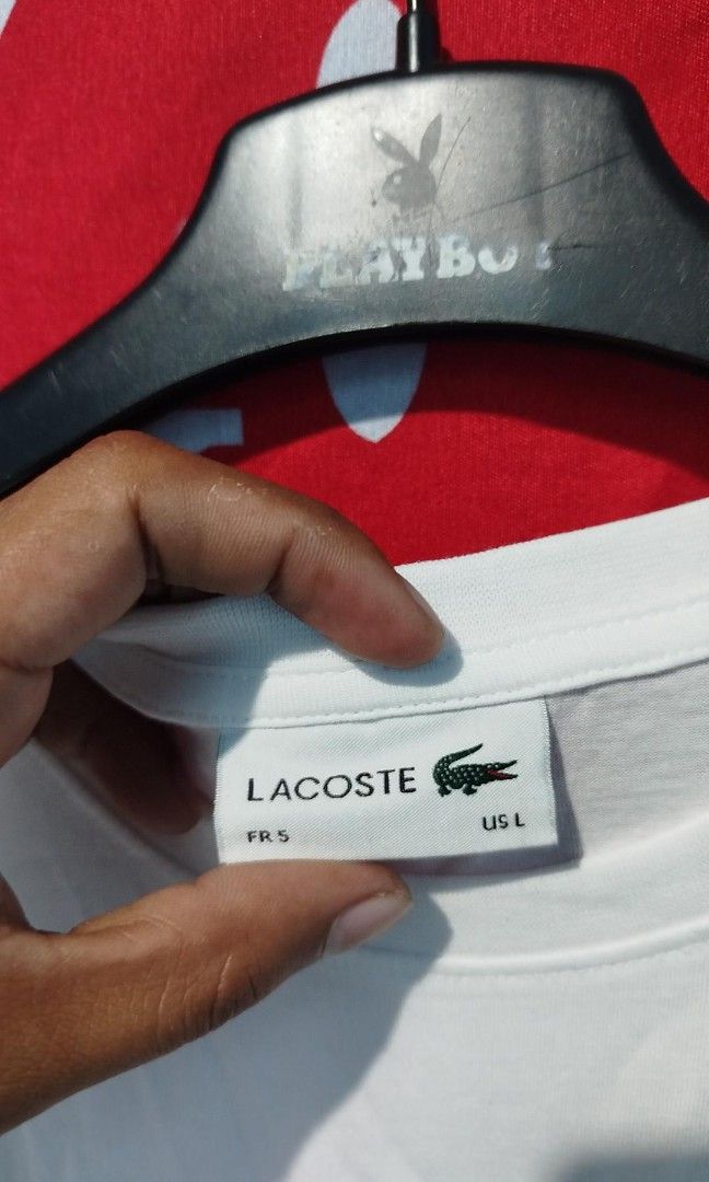 LACOSTE T SHIRT (Category: Formal Shirts) located in Manila. Submitted by real_rnt01 (Listing ID 1468585891, Image 3). Description: LACOSTE BIG LACOSTE EXCELLENT CONDITION DIMES 28/21.5 COLOR RATE 9.8/10 NO ISSUE ❌ LOC NOVALICHES QC AREA 📥📩📥.