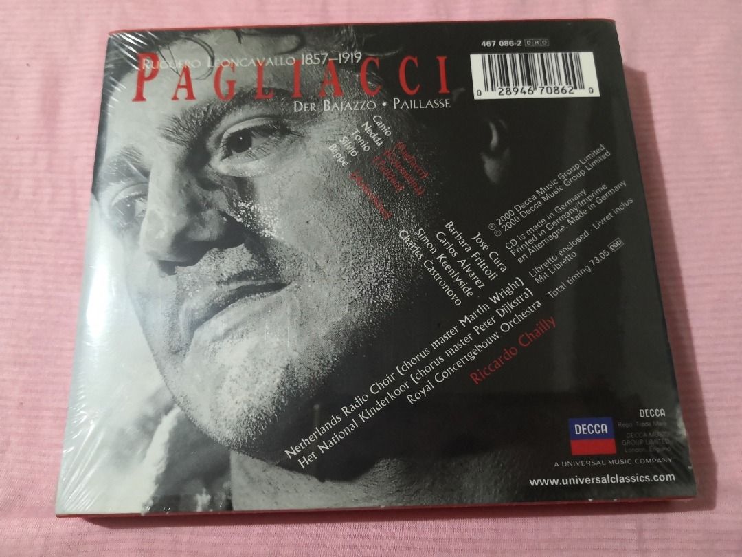 Leoncavallo Pagliacci 2CD (sealed) (Category: CDs & DVDs) located in Dangcagan. Submitted by cd_haven5 (Listing ID 1468609081, Image 2). Description: #FORSALE #FORSALE #FORSALE #Authentic #Legit #Original We only sell original items. All items posted are on hand. Please message me for availability of the item/s because the items are also posted on my other online stores. All items are imported unless stated PH. We also accept Pre-orders. Payment 