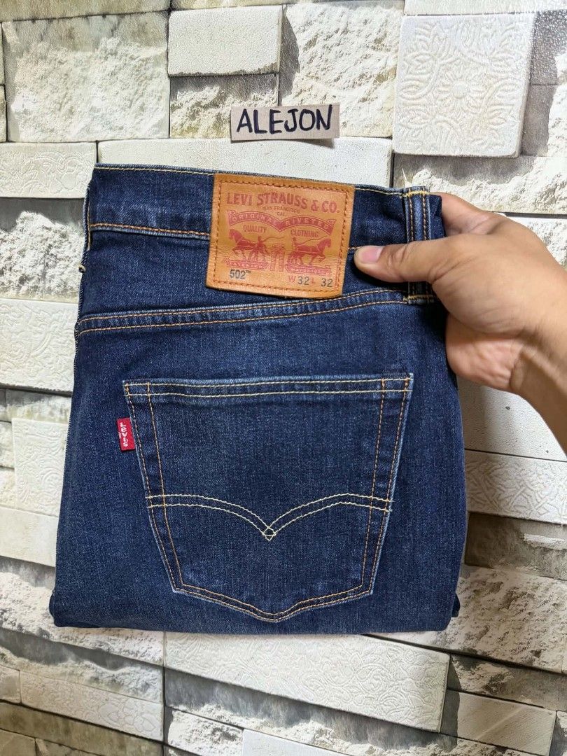 LEVI'S 502 LEATHER PATCH DENIM PANTS (Category: Jeans) located in Santa Rosa. Submitted by alejon007 (Listing ID 1468540305, Image 1). Description: LEVI'S 502 LEATHER PATCH DENIM PANTS SLIM/STRETCH FIT 100% Legit Excellent condition No issues Size 32 x 42 length PRIC 1⃣8⃣8⃣0⃣ PM.