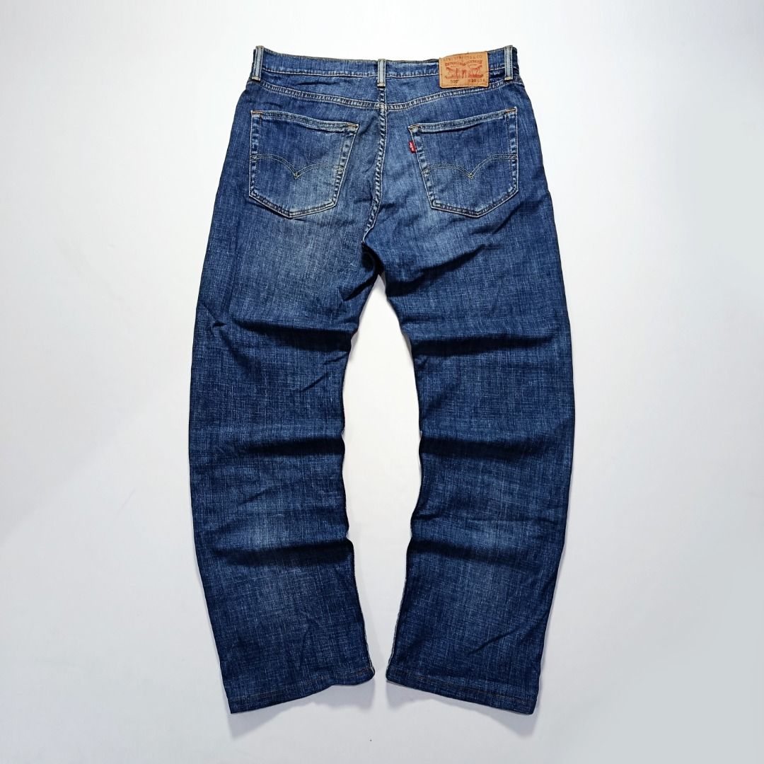 Levi’s 505 Classic Straight Denim (Category: Jeans) located in Taytay. Submitted by hoodgrail.vtg (Listing ID 1468631367, Image 2). Description: • Excellent condition - Lightly used • Main standout detail: Classic 505 straight-leg construction with natural whiskering and a rich medium-dark blue wash • Size on tag: W34 L34 — best fits 34 • Measurements: 17 x 41 in • Leg opening: 8 in • Color rate: 9/10 • Issue: None.