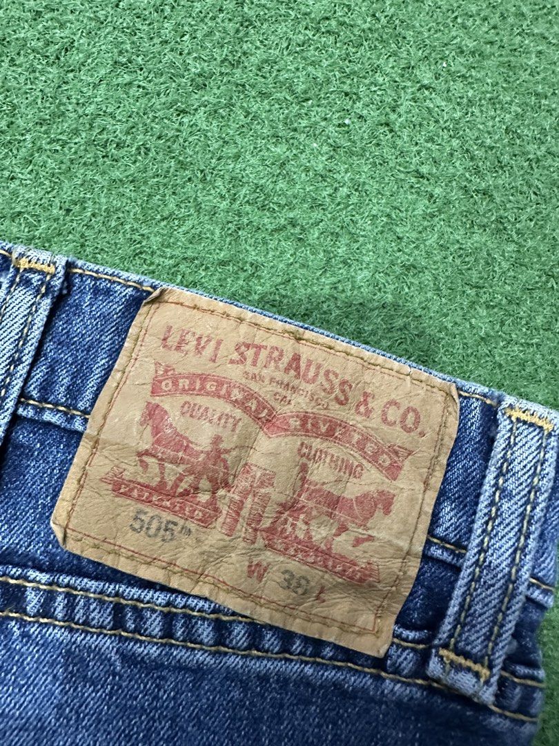 Levi's 505 Medium-Blue Wash Denim Jorts (Category: Shorts) located in San Fernando. Submitted by jazzclosetest2018 (Listing ID 1468706790, Image 3). Description: My Location: San Fernando, Pampanga📍 Payment 1st Transaction! Levi's 505 Medium-Blue Wash Denim Jorts Size: W38 (19" tape measure) Length: 22" (standard length only) Leg Opening: 11" Excellent Condition Serial# code: PC9-34505-0170 / Button#: 8520 Minor issue: need wash only see last pi
