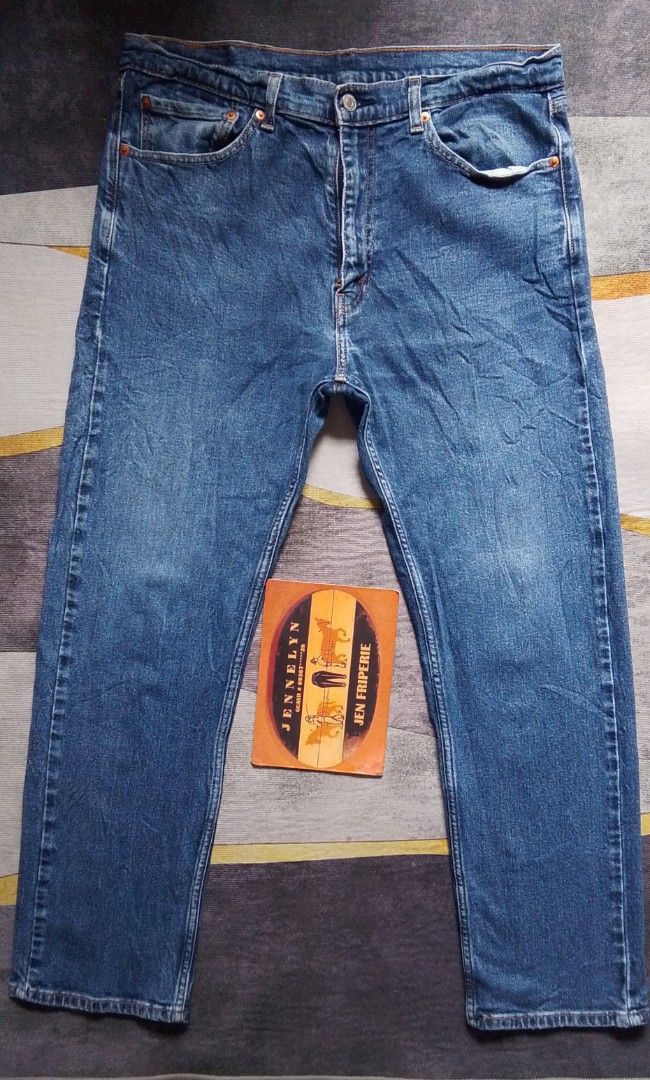 Levi's 505 regular fit for men (Category: Jeans) located in Calbayog City. Submitted by jen1027 (Listing ID 1468533443, Image 3). Description: LEVI'S 505 REGULAR FIT FOR MEN Size 36 L 30n On Tag Fit Up To 37 stretch Actual Length 40.5 Hem 7.8 Made in Pakistan Excellent condition Price:1k ship ⛔ Payment First ⛔Mop-Gcash ⛔Location:Calbayog City Samar ⛔Courier:J&T ⛔pm.