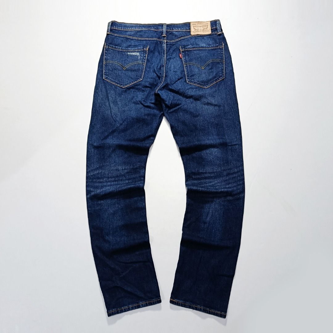 Levi’s 511 Dark Indigo Contrast Denim (Category: Jeans) located in Taytay. Submitted by hoodgrail.vtg (Listing ID 1468630512, Image 2). Description: • Good condition - Lightly used • Main standout detail: Deep indigo wash with pronounced contrast whiskering and a visible repaired detail on the thigh • Size on tag: W34 L34 — best fits 34 • Measurements: 17 x 42 in • Leg opening: 7.5 in • Color rate: 9/10 • Issue: Repaired detail on thigh.