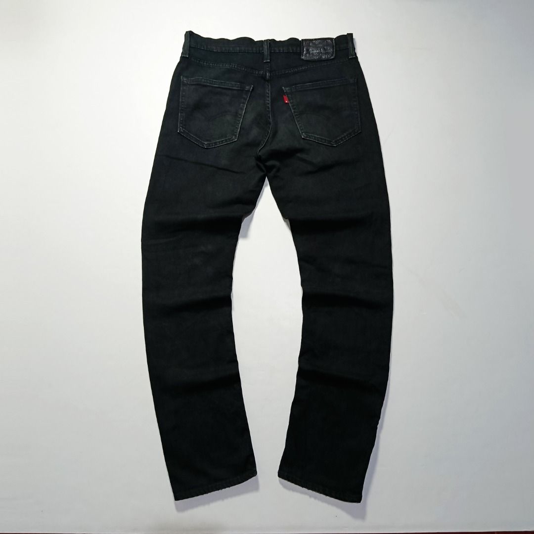 Levi’s Premium 511 Black Slim-Fit Jeans (Category: Jeans) located in Taytay. Submitted by hoodgrail.vtg (Listing ID 1468634200, Image 2). Description: • Excellent condition - Lightly used • Clean black denim with a slim-tapered silhouette, classic five-pocket construction, and signature red tab detail • Size on tag: W31 L32 — best fits W31 • Measurements: 16 x 41 in • Leg opening: 6.5 in • Color rate: 9/10 • Issue: None.