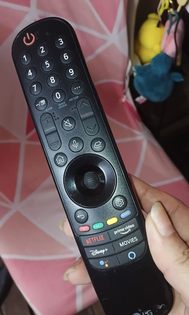 LG 38" Smart TV -- voice command remote (Category: Office Furniture & Fixtures) located in Quezon City. Submitted by 4_leaf_clover (Listing ID 1468580105, Image 3). Description: NO BRACKET, NO FOOT STAND --- MISPLACED WHEN WE MOVED HOUSES UPGRADING SO LETTING GO OF THIS U SERIES - BOUGHT FOR 30K+ SYSTEM UPDATED --- YOU CAN EASILY PURCHASE A REGULAR BRACKET ONLINE NEGO SURE BUYER. IN GOOD CONDITION LOC. QC/ VIA LALAMOVE ONLY OR PICK UP WITH YOUR V