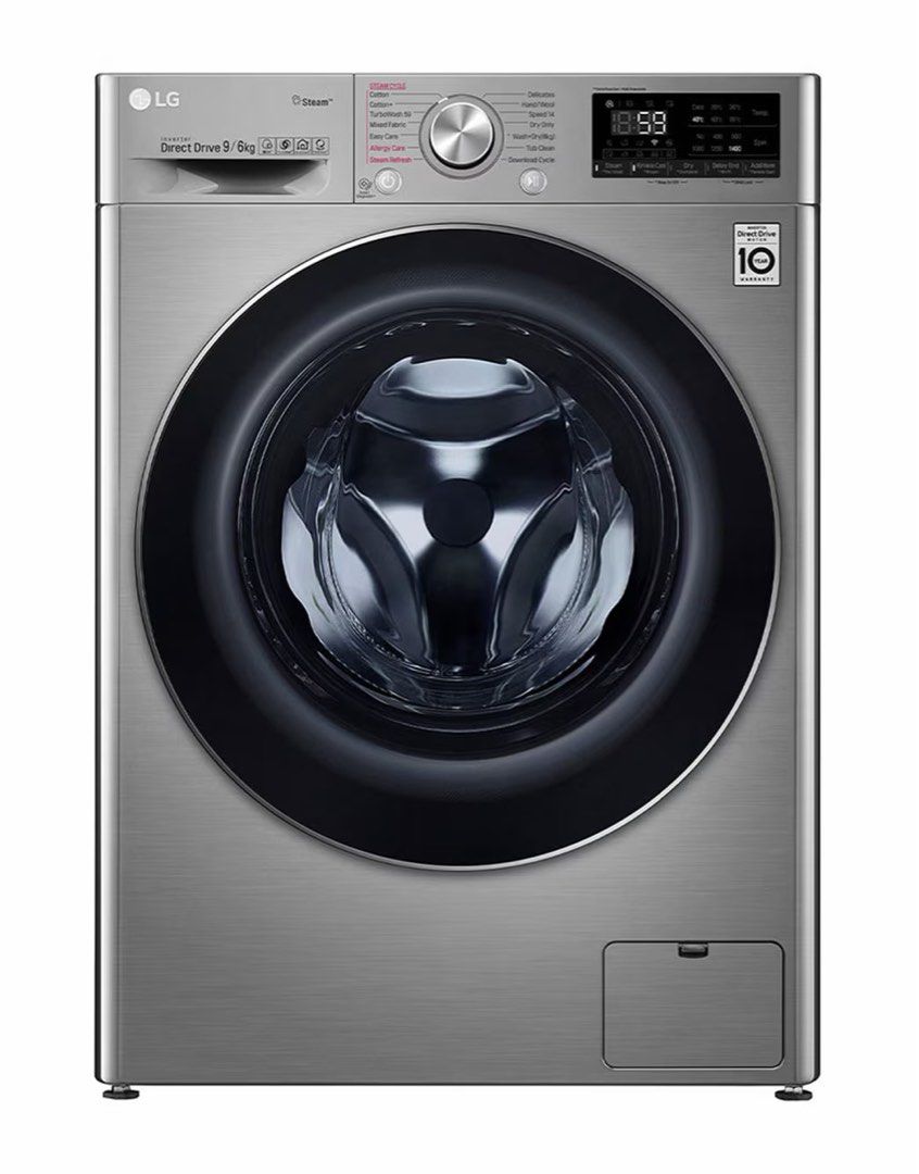 LG ThinQ 9/6kg Washer Dryer (Category: Washing Machines and Dryers) located in Manila. Submitted by r_trisha (Listing ID 1468664493, Image 1). Description: SRP: ₱59,995 Negotiable | Pick up c/o buyer DM for further details .