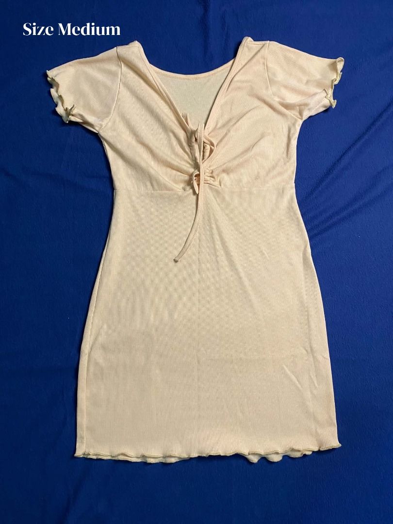 Light Brown Dress Medium (Category: Dresses) located in Santa Cruz, Pampanga. Submitted by jncthriftshop (Listing ID 1468631476, Image 1). Description: Please note that this item is pre-loved and not brand new. It may have minor signs of use, such as small stains, loose threads, slight fading, or other minor imperfections. Please manage your expectations and check all photos carefully before purchasing. -Condition: Pre-loved / Secondhand -Minor f