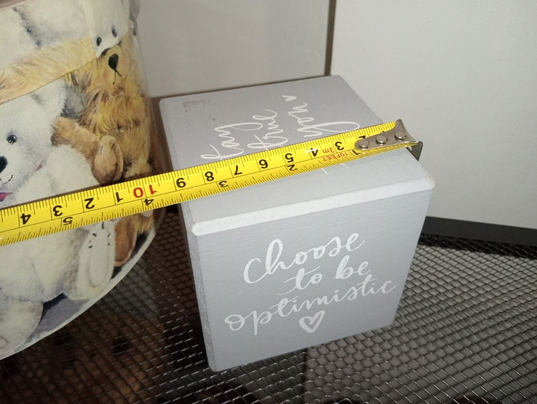 LIGHT GRAY CUBE WOODEN DECO (Category: Other Home Decor) located in Kawit. Submitted by gieclutter (Listing ID 1468710678, Image 3). Description: Flakers and joy reservers are 𝗻𝗼𝘁 𝗮𝗹𝗹𝗼𝘄𝗲𝗱 Actual photos, sized precisely Verify item's dimensions first All sales are final—no returns, exchanges, or refunds 𝗖𝗢𝗡𝗗𝗜𝗧𝗜𝗢𝗡: ・𝗔𝗦 𝗜𝗦 ・has minimal scratches and tape marks 𝗟𝗢𝗖𝗔𝗧𝗜𝗢𝗡: Kawit, Cavite 𝗠𝗢𝗣: 𝗣𝗙/NO COD Item price + ₱�