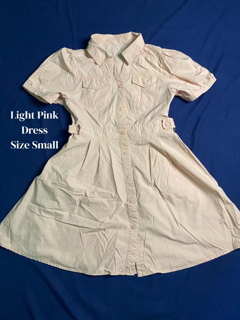 Light Pink Dress Size Small (Category: Dresses) located in Santa Cruz, Pampanga. Submitted by jncthriftshop (Listing ID 1468632415, Image 1). Description: Please note that this item is pre-loved and not brand new. It may have minor signs of use, such as small stains, loose threads, slight fading, or other minor imperfections. Please manage your expectations and check all photos carefully before purchasing. -Condition: Pre-loved / Secondhand -Mino