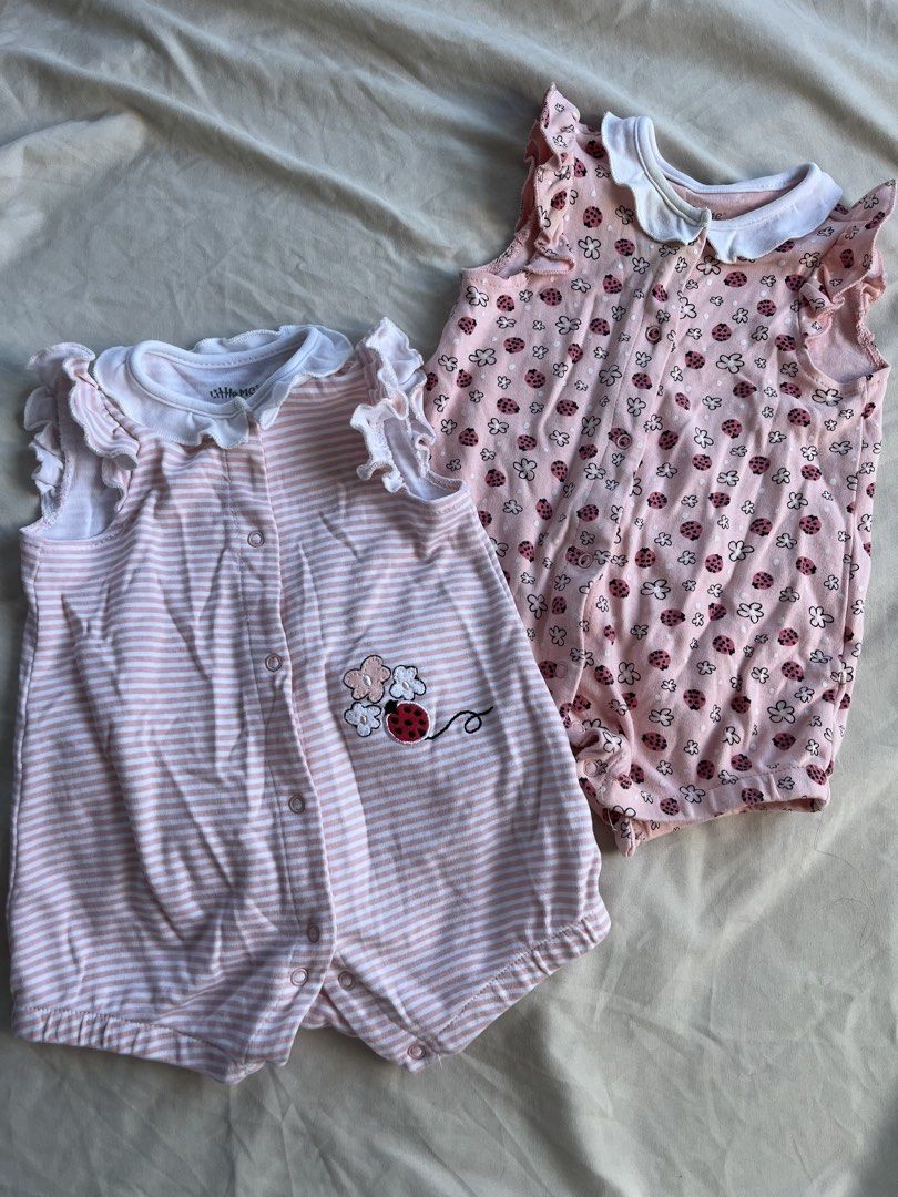 Little Me Romper set (3-9mo) (Category: Babies & Kids Fashion) located in Quezon City. Submitted by samirosie0329 (Listing ID 1468628303, Image 1). Description: See attached photo for the minimal flaw :) .