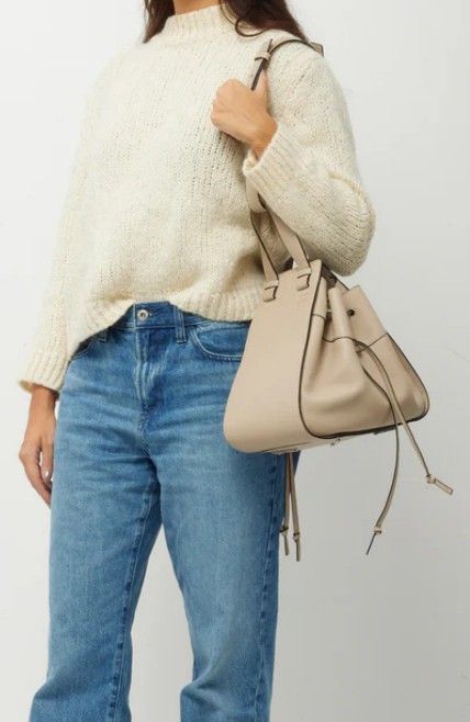 Loewe hammock bag small sizs (Category: Shoulder Bags) located in Manila. Submitted by astudio29 (Listing ID 1468712188, Image 2). Description: ❤️PLEASE READ FIRST❤️ 🤎 beige color 🤎grained soft leather 🤎size: medium 29cm length / height 24cm 🤎inclusions : dustbag and env lope pouch only 🤎 ukay sourcekaya mura. 💜💙NEGOTIABLE PRICE UNLESS STATED AS LAST PRICE SALE ❤️💜💙 🛑NO RETURNS OR EXCHANGES‼️ 🛑MODE.OF.PAYMENT GCAS(NO TO GCASH PROTECT) 