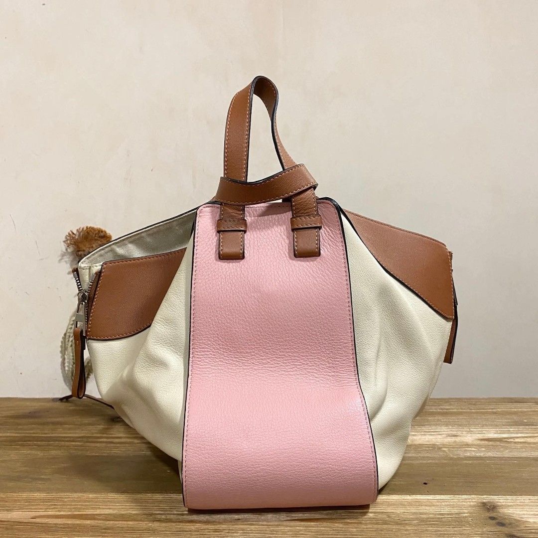 Loewe Hammock small tri color (Category: Luxury Bags & Wallets) located in Iloilo. Submitted by jananapad (Listing ID 1468500195, Image 2). Description: Rank A condition Tri color small GUARANTEED ORIGINAL dad.
