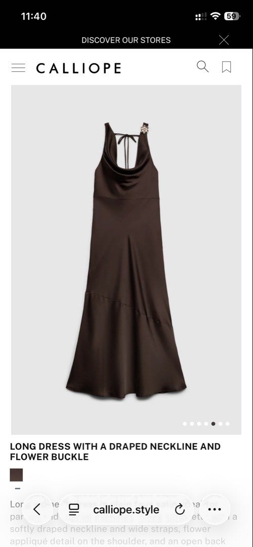 Long Dress with Draped Neckline (Category: Dresses) located in Manila. Submitted by nycbaby21 (Listing ID 1468689345, Image 3). Description: • Only used once • Can be used for graduation, date nights, or any formal to semi-formal events • Can do meet-ups around Quiapo, Intramuros, and España ONLY • Price is negotiable.