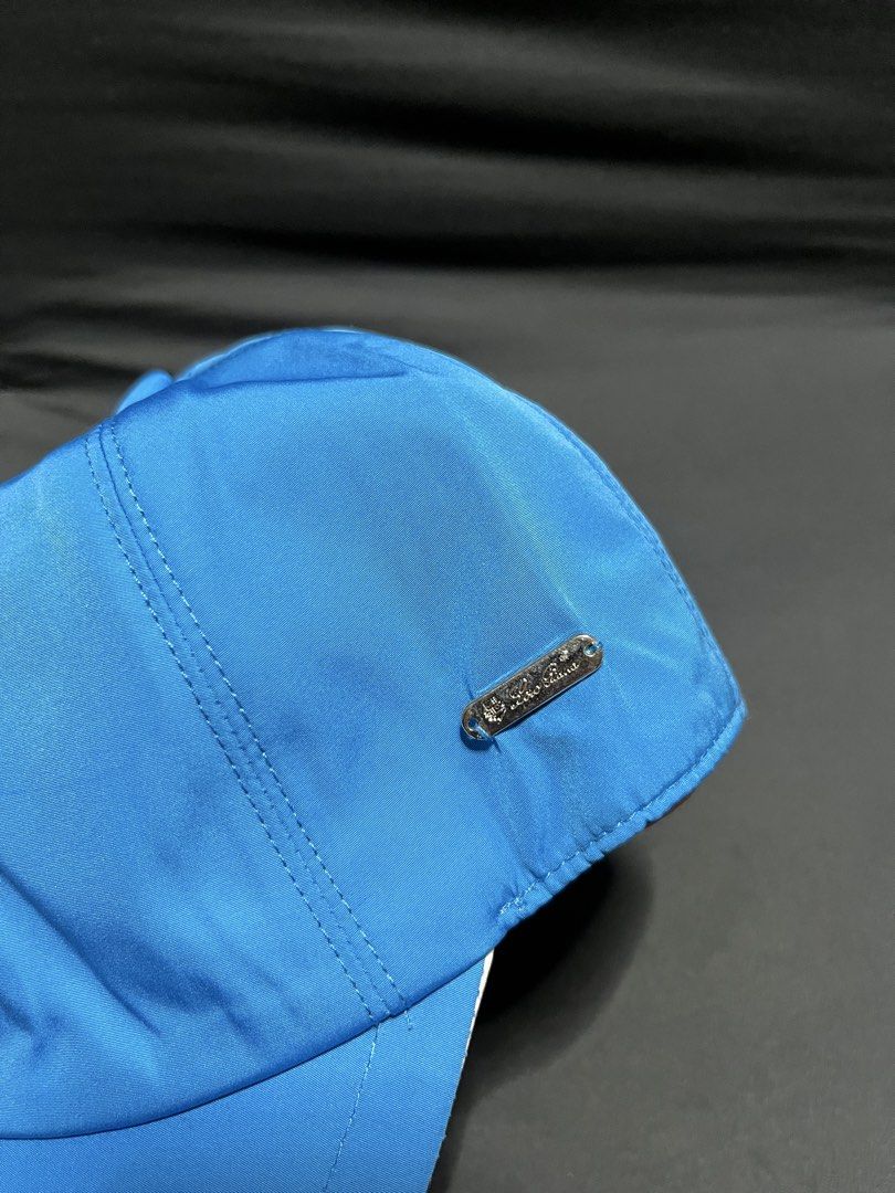 LORO PIANA (Category: Hats & Beanies) located in Quezon City. Submitted by headline. (Listing ID 1468680693, Image 2). Description: LORO PIANA SIDE METAL SKYBLUE ONE SIZE EXCELLENT CONDITION FOR ONLY:1,399php +SHIPPING FEE.